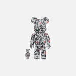 bearbrick keith haring set 400 100 editions - KITH-SHOP