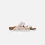 birkenstock arizona birko flor sandals marble new beige - KITH-SHOP