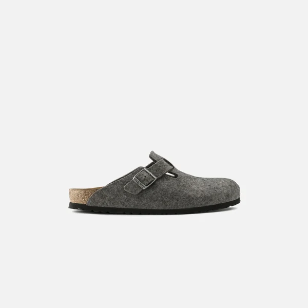 birkenstock boston wool clog light gray - KITH-SHOP