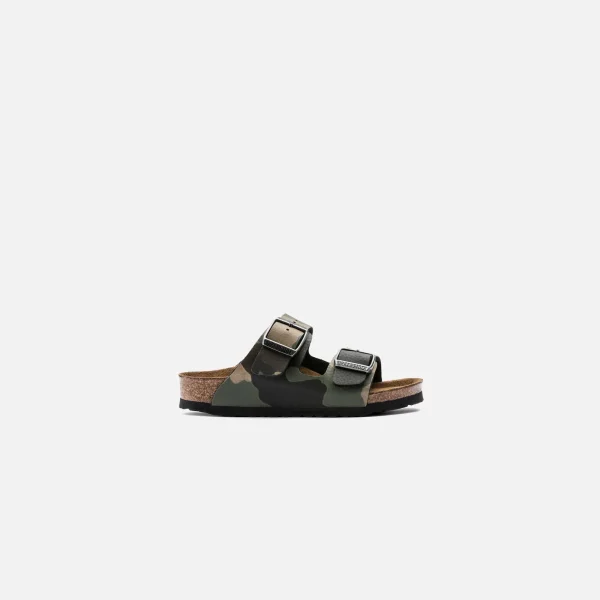 birkenstock kids arizona birko flor sandals desert soil khaki - KITH-SHOP