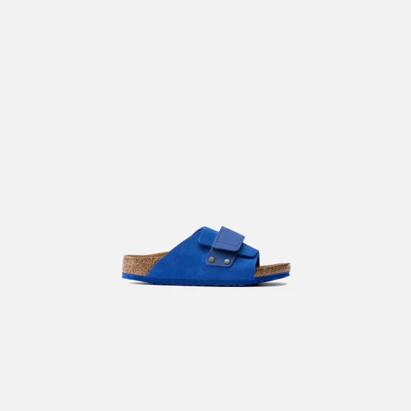 birkenstock kids kyoto suede sandals ultra blue - KITH-SHOP