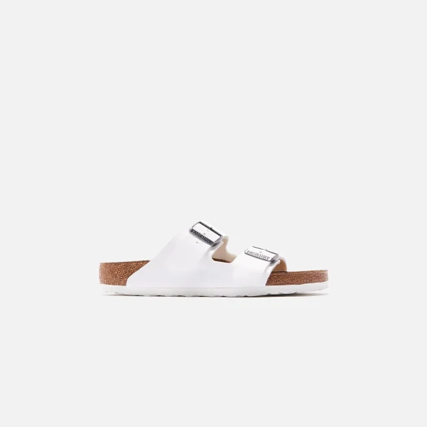 birkenstock women s arizona birko flor sandals white - KITH-SHOP