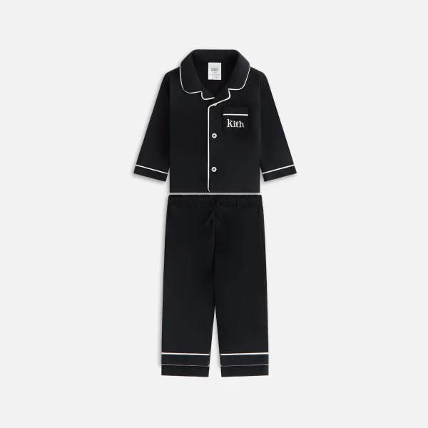 black kithmas baby pajama set - KITH-SHOP