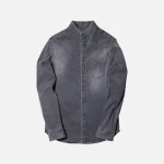 black pierre balmain denim button up shirt - KITH-SHOP