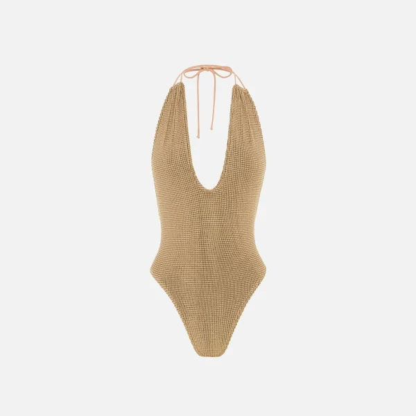 bond eye bisou one piece swimsuit fawn lurex - KITH-SHOP