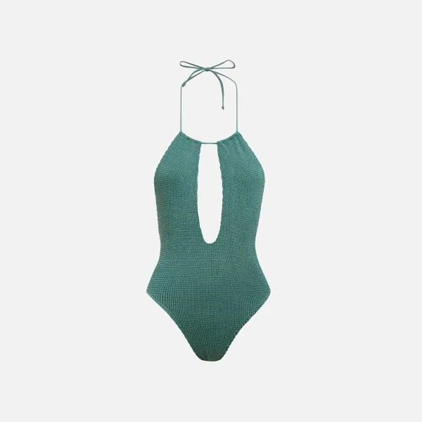 bond eye bisou one piece swimsuit in bottle green - KITH-SHOP