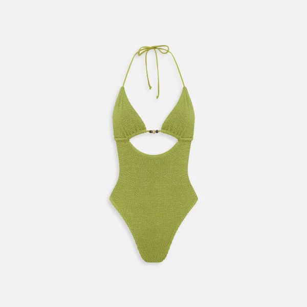 bond eye herbal shimmer beaded fowler one piece swimsuit - KITH-SHOP