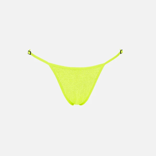 bond eye larisa eco bikini bottom in sunny lime - KITH-SHOP