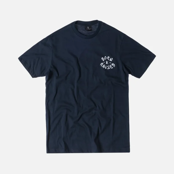 born x raised westside rocker t shirt navy - KITH-SHOP