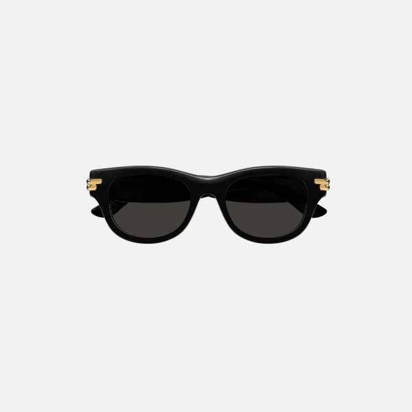 bottega veneta black recycled acetate sunglasses - KITH-SHOP