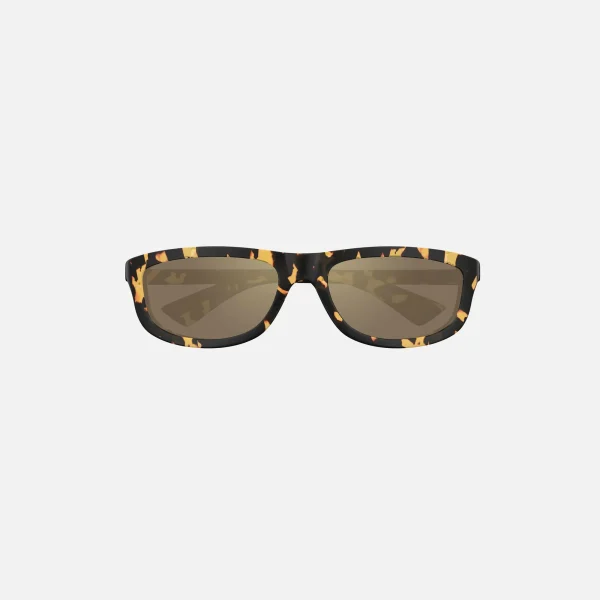 bottega veneta havana brown recycled tortoise sunglasses - KITH-SHOP