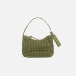 brandon blackwood rhinestone sylvie bag green - KITH-SHOP