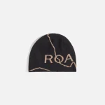 brown roa beanie with logo - KITH-SHOP