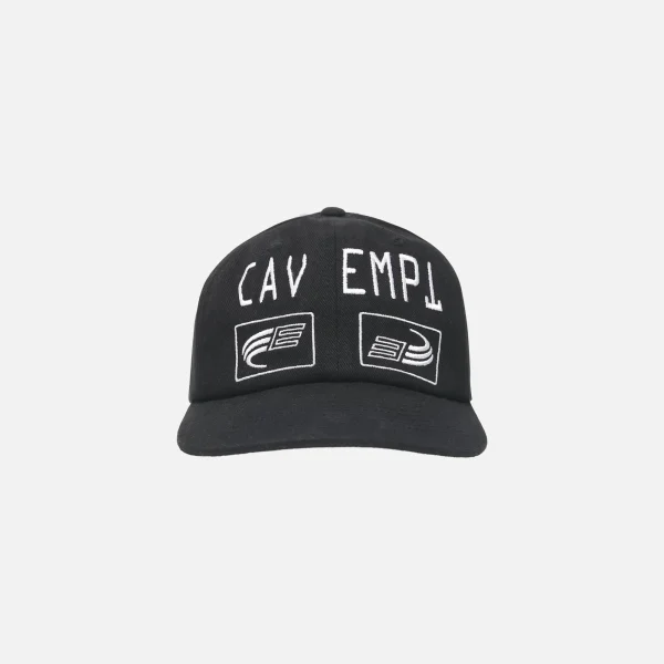 c e curved low profile baseball cap black - KITH-SHOP