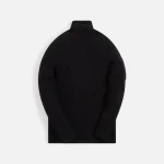 c p company black full rib roll neck jumper - KITH-SHOP