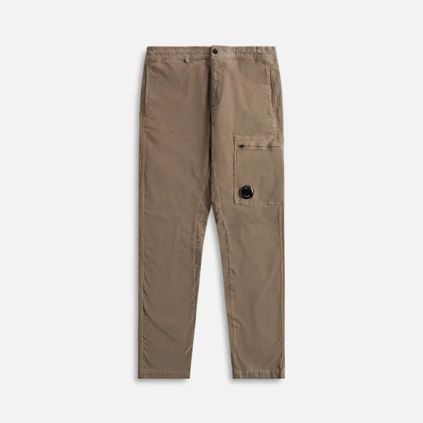 c p company corduroy lens cargo pants in walnut - KITH-SHOP