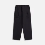 c p company microreps black loose fit utility pants - KITH-SHOP