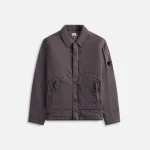 c p company nylon stand collar buttoned jacket boulevard - KITH-SHOP