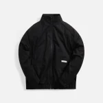 c2h4 black streamlined paneled track jacket sleek tailored design - KITH-SHOP