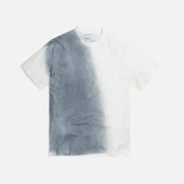 c2h4 blue and grey sprayed graphic tee - KITH-SHOP