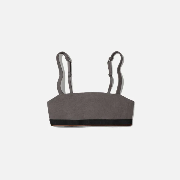 calvin klein x heron preston women s dark grey strap bralette - KITH-SHOP