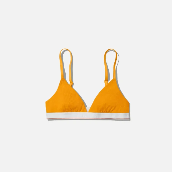 calvin klein x heron preston women s triangle bra sunflower - KITH-SHOP