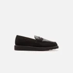 caminando black loafer with black weaving - KITH-SHOP