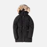 canada goose langford parka in black - KITH-SHOP