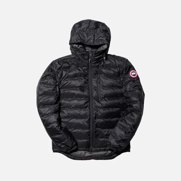 canada goose lodge hoody in black - KITH-SHOP