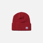 canada goose red merino wool watch cap - KITH-SHOP