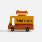 candylab wooden hot dog van toy premium collectible vehicle for kids and collectors - KITH-SHOP