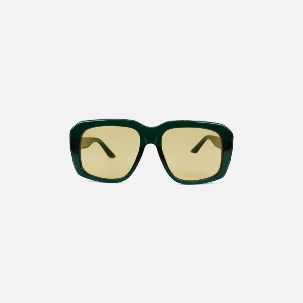 casablanca green oversized square polarized sunglasses - KITH-SHOP