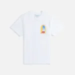 casablanca l arche de jour printed white tee - KITH-SHOP