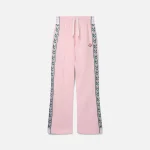 casablanca motosport laurel tape jogger in pink - KITH-SHOP