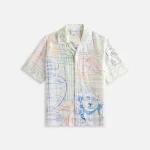 casablanca multicolour cuban collar short sleeve shirt - KITH-SHOP