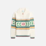 casablanca white lauriel olympique knit jumper - KITH-SHOP