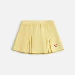 casablanca yellow box pleat skirt - KITH-SHOP