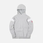 cav empt grey overdye heavyweight panel hoodie - KITH-SHOP