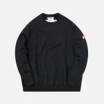 cav empt idee fixe oversized black crewneck sweatshirt - KITH-SHOP