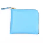 cdg comme des gar ons half zip pocket wallet blue - KITH-SHOP