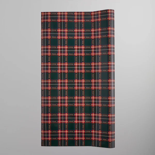 christmas tartan stadium wrapping paper - KITH-SHOP