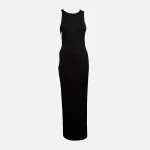 christopher esber black oblix twist halter dress - KITH-SHOP