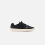 clae bradley essentials black milled leather shoes - KITH-SHOP