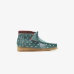 clarks wallabee green paisley pattern boot - KITH-SHOP