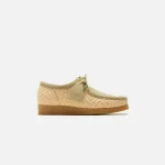 clarks wallabee raffia shoes natural - KITH-SHOP