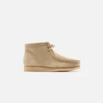 clarks wallabee suede boots in maple - KITH-SHOP