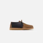 clarks x cp company desert trek cornstalk leather shoes - KITH-SHOP