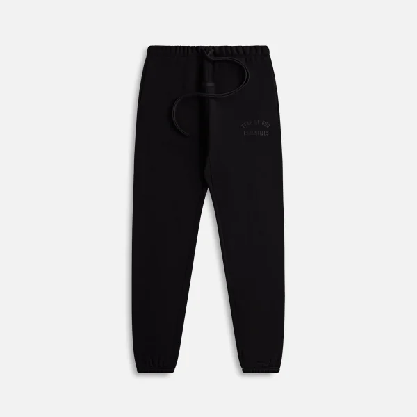 classic black essentials sweatpants - KITH-SHOP