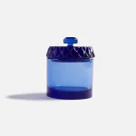 cobalt blue glass stash jar for houseplants - KITH-SHOP