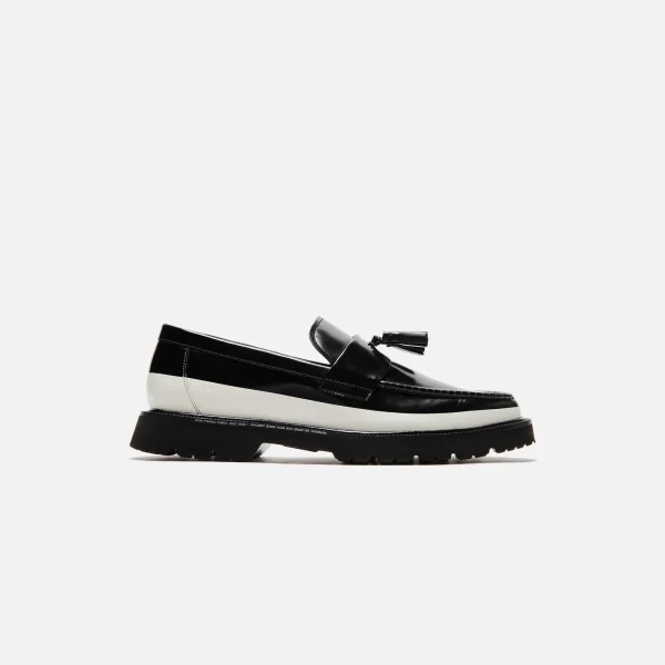 cole haan x fragment black white tassel loafers - KITH-SHOP